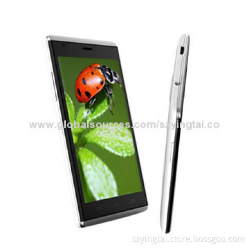 5-inch QHD IPS MTK6582W 1.3G quad core Android 4.2.2 smart phone with GPS